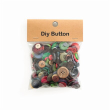 Resin Buttons Assorted Round 2-Pack 0.9-3.5cm
