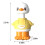 Duckling Toy Push-Powered ABS Plastic 1-3 Years 3