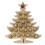 Christmas wood tree shelf for chocolate display, 14.6 inch 1