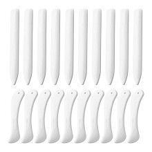 20 Pcs Bone Folder Tool - Plastic Bone Folder Paper for Card Making, Leather Cards, DIY Handmade Burnishing, Bookbinding