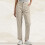 Women's High-Waisted Cargo Pants Beige 2XL 3