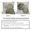 Olivgröna blommiga örngott 40x40 cm 2-pack 6