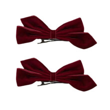 Velvet Butterfly Hair Clips Women Retro Comfortable