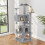 EDX Cat Tree Tower 54 inch Light Gray Multi-Level 6