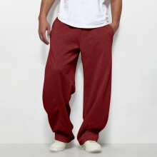 Men's Wine Joggers Polyester Loose Fit 2XL
