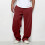 Men's Wine Joggers Polyester Loose Fit 2XL 1