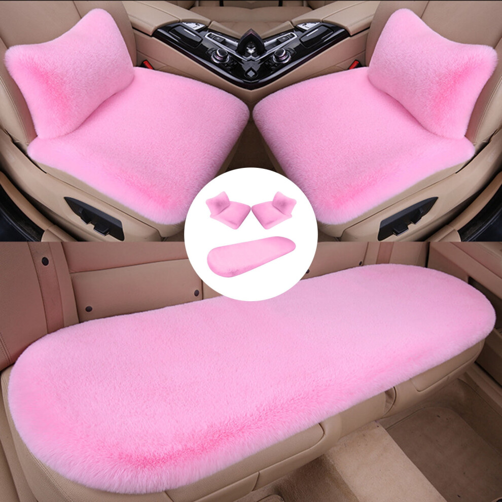 Car Seat Cushions Soft Faux Rabbit Plush 5 Sets 959110550243