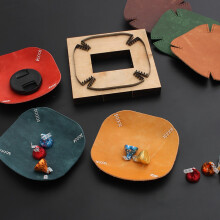 Metal leather cutting die for handcrafting desk storage