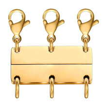 Necklace Separator Gold Magnetic Clasp 1pc