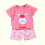 Ensemble d'été imprimé à manches courtes pour tout-petits (3M-6T) 4
