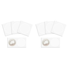 100Pcs NFC Ntag216 Sticker Ntag216 NFC Tags NFC 216 Tag Ntag216 NFC Cards 13.56Mhz NFC Tag Stickers 888 Bytes Memory