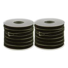 Sammetsband 10 mm 20 Yard Vintage Presentinslagning