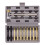 Roll Pin Punch Set with Brass Steel Plastic Tips and 1