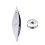 Metal tatting shuttle for hand lace making, 1 piece 1
