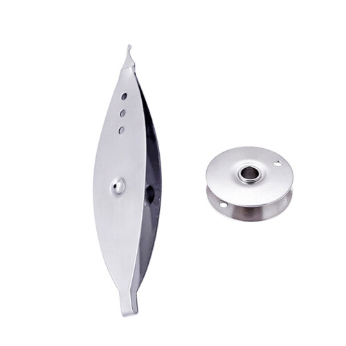 Metal tatting shuttle for hand lace making, 1 piece