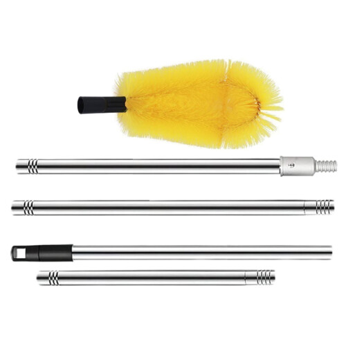 Telescopic Gutter Cleaning Tool with Flexible Brush Head