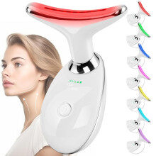 Facial Massager with Red Light Therapy for Face and Neck,