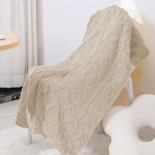 Wool Shawl Blanket Soft Thick 27.55 x 39.37 in