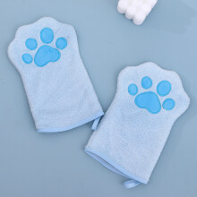 Pet Grooming Gloves Absorbent Coral Velvet 6x866 Inch