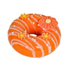 Donut Refrigerator Magnet Home Decoration Orange