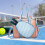 Pickleball Bag Large Capacity Pink Blue Racket Bag 7