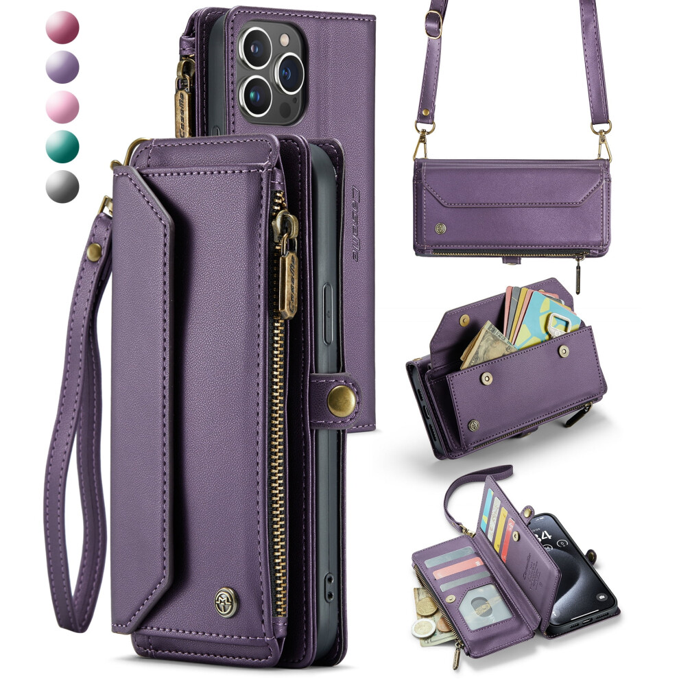 Rfid-Blocking Crossbody Wallet For Iphone 15 Pro Max 9178400883941