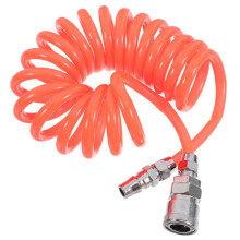 PU Air Compressor Hose Kit - Coiled Spring Tube 3m with