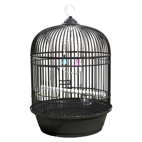 Portable round bird cage for small birds 1 unit