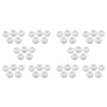 50 StüCke 4 Zoll 10 cm Runde Papierlaterne für Geburtstag Hochzeit Dekor Geschenk Handwerk Diy Creavtive (Weiß)