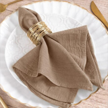 Green Easter Cloth Napkins Linen Cotton 6-Pack