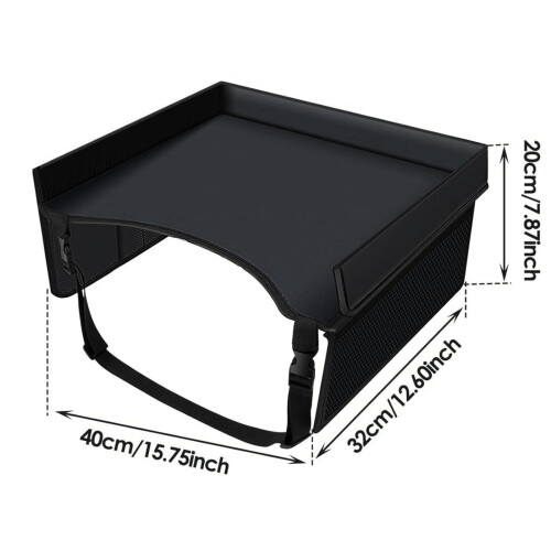 Portable Lap Desk for Kids Travel Snacks Learning 2