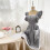 Women's Floral Ruffled Apron with Pocket and Bow 1