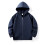 Kids Long Sleeve Zip Hoodie Solid Color Soft Sweatshirt 2
