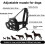 Dog Muzzle Breathable Basket Style Black 6