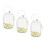 Clear Figure Display Bag White Square Mini Storage Case 1
