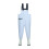 Kids Chest Waders Waterproof Unisex Light Blue Size 7-8 3