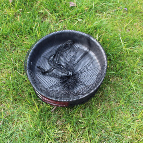 Black Outdoor Frying Pan with Foldable Handle