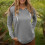 Felpa con cappuccio oversize da donna a maniche lunghe 2
