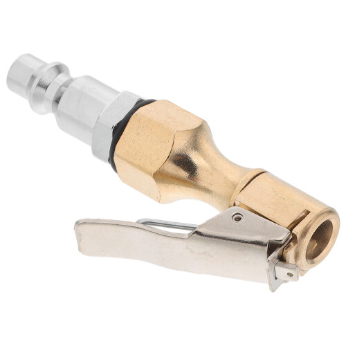 Brass Air Nozzle Self-Locking Quick Connect Tire Inflation