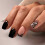 Press-on French Tip Nails Short Square 24 pcs 1