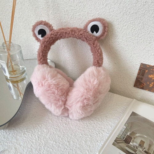 Paraorecchie in pile a forma di rana 1
