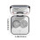 Automatic lens cleaner for contacts and glasses with 6