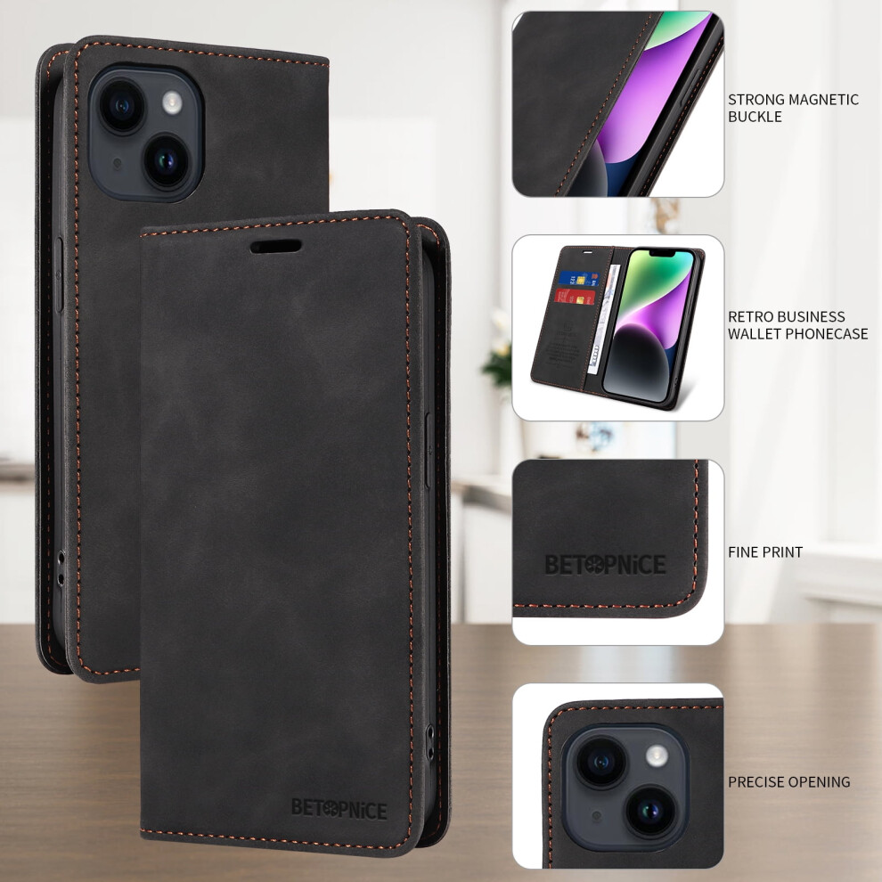 Rfid-Blocking Wallet Case For Iphone 11 Pu Leather Flip 941196121974