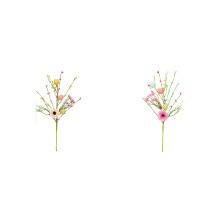 Spring Easter Egg Floral Picks Artificial Twig Branches 2