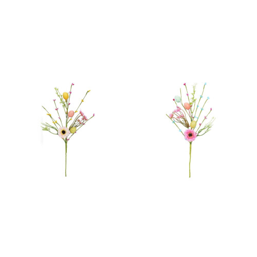 Spring Easter Egg Floral Picks Artificial Twig Branches 2