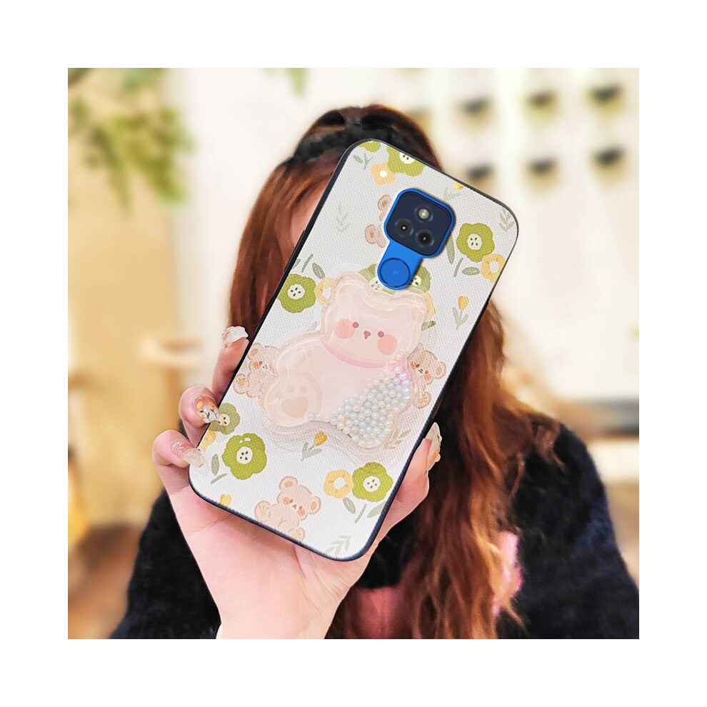 Moto G Play 2021 Phone Case Tpu Glitter Rotatable Stand 902370245930
