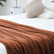 Red Fleece Throw Blanket 50 x 70 inches
