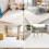 Fluffy Shag Area Rug White 4 ft x 6 ft 7