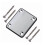 Electric Guitar Neck Plate Plastic Silver 67mm x 54mm 1 Set 1