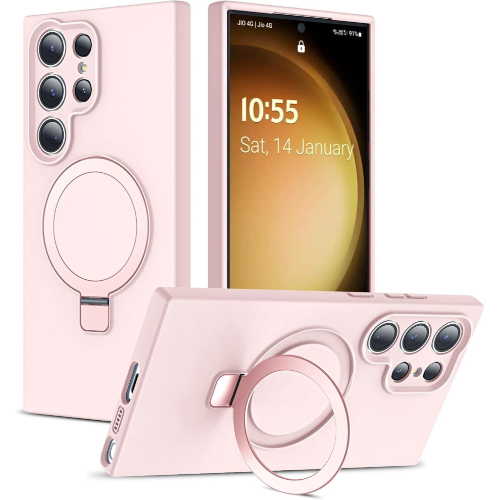 Samsung Galaxy S23 Ultra Case With Magnetic Ring Stand And 9152228058880